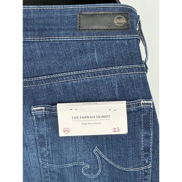Adriano Goldschmied “The Farrah” skinny Women's High Rise Blue jeans Size 25 - Picture 8 of 16